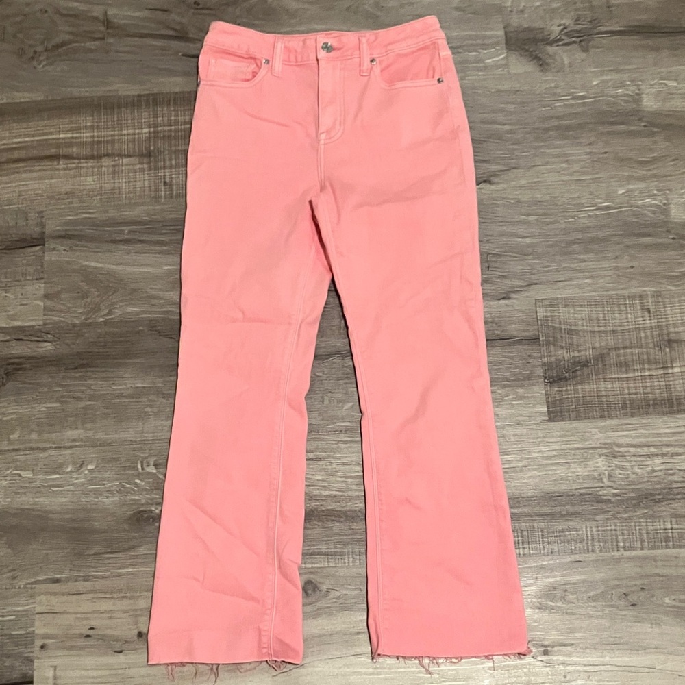 Eunina Wide Leg Jeans in salmon
